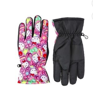 Hello Kitty Girls Ski Gloves S/M